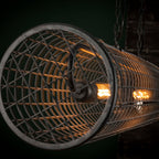 Hanglamp Cylinder Wire | 2-Lichts | Slate grey