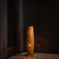 Vloerlamp Bars S | 2-lichts | Gerecycled teak