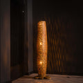 Vloerlamp Bars M | 3-lichts | Massief teak