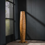 Vloerlamp Bars M | 3-lichts | Massief teak