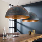 Hanglamp Punch | 1-Lichts | Ø70cm | Zwart-Bruin