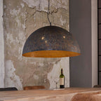 Hanglamp Punch | 1-Lichts | Ø70cm | Zwart-Bruin