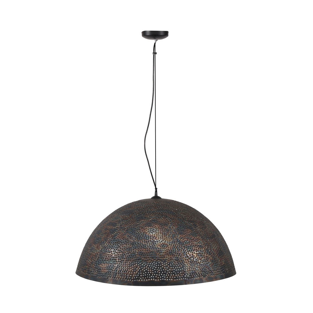 Hanglamp Punch | 1-Lichts | Ø70cm | Zwart-Bruin