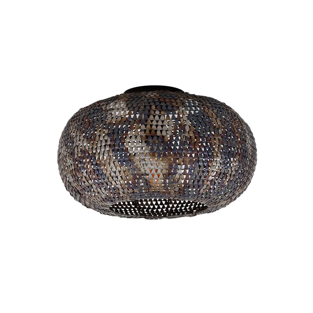 Plafondlamp Armor | 1-Lichts | Zwart bruin