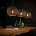 Hanglamp Armor Orb | 3-Lichts | Zwart bruin