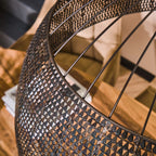 Hanglamp Armor | 1-Lichts Ø80cm | Zwart-Bruin