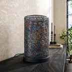 Tafellamp Armor Tube | 1-lichts | Zwart bruin