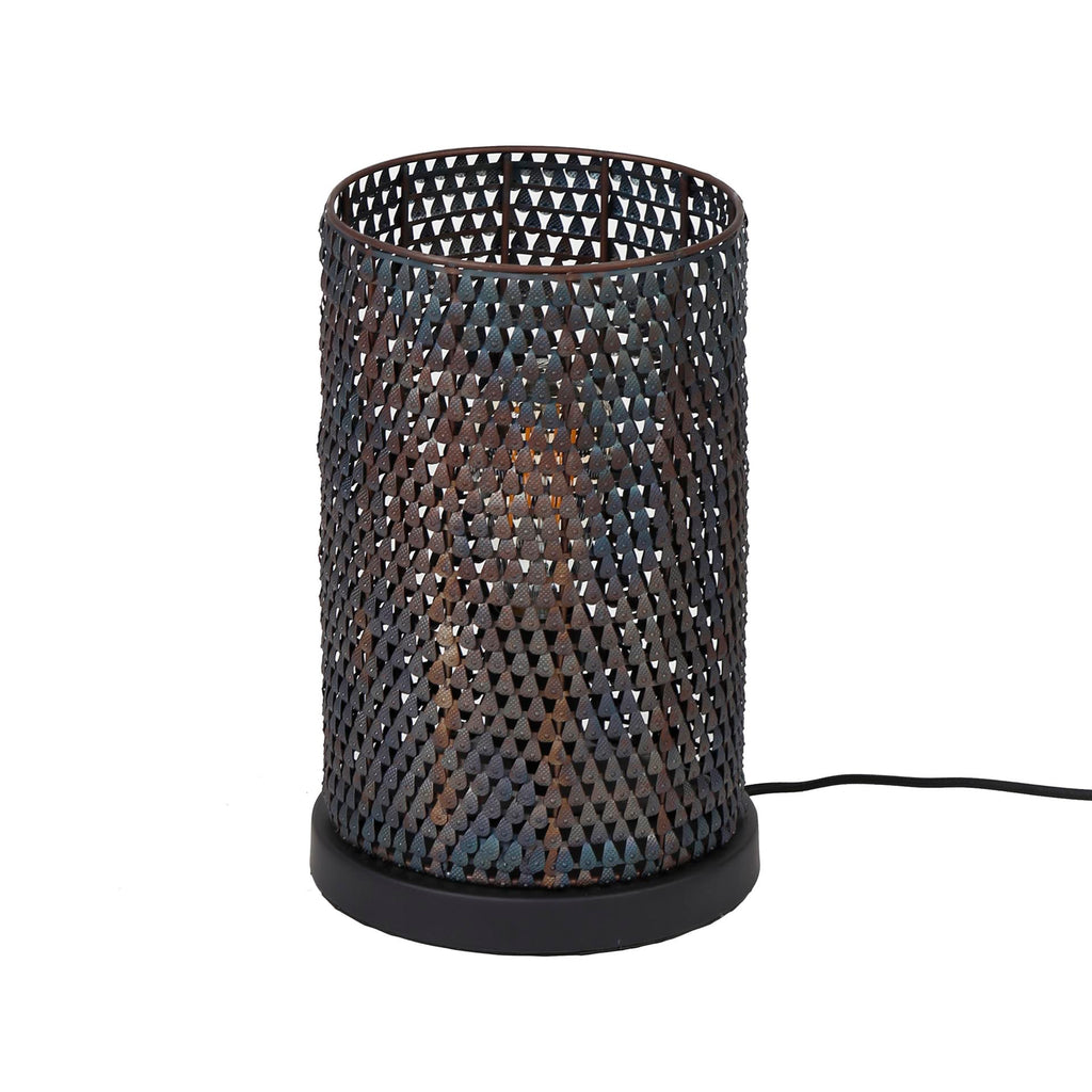 Tafellamp Armor Tube | 1-lichts | Zwart bruin