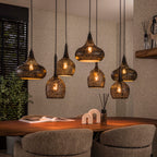 Hanglamp Zip | 7-Lichts | Artic zwart