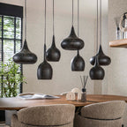 Hanglamp Zip | 7-Lichts | Artic zwart