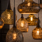 Hanglamp Zip | 7-Lichts | Artic zwart