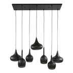 Hanglamp Zip | 7-Lichts | Artic zwart