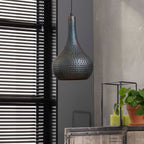 Hanglamp Punch Cone | 1-Lichts | Zwart bruin