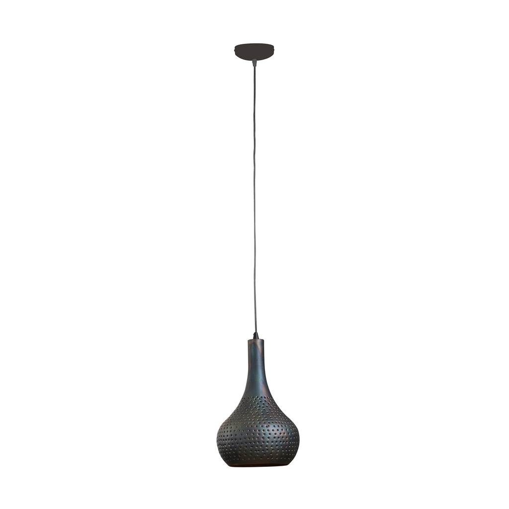 Hanglamp Punch Cone | 1-Lichts | Zwart bruin