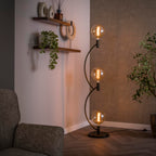 Vloerlamp Arcus | 3-lichts | Sienna bruin