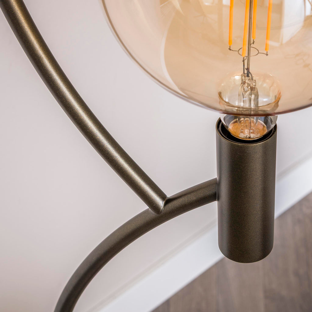 Vloerlamp Arcus | 3-lichts | Sienna bruin