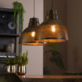 Hanglamp Screen | 2-Lichts | Antiek brons