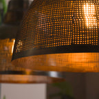 Hanglamp Screen | 2-Lichts | Antiek brons