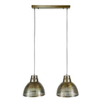 Hanglamp Screen | 2-Lichts | Antiek brons