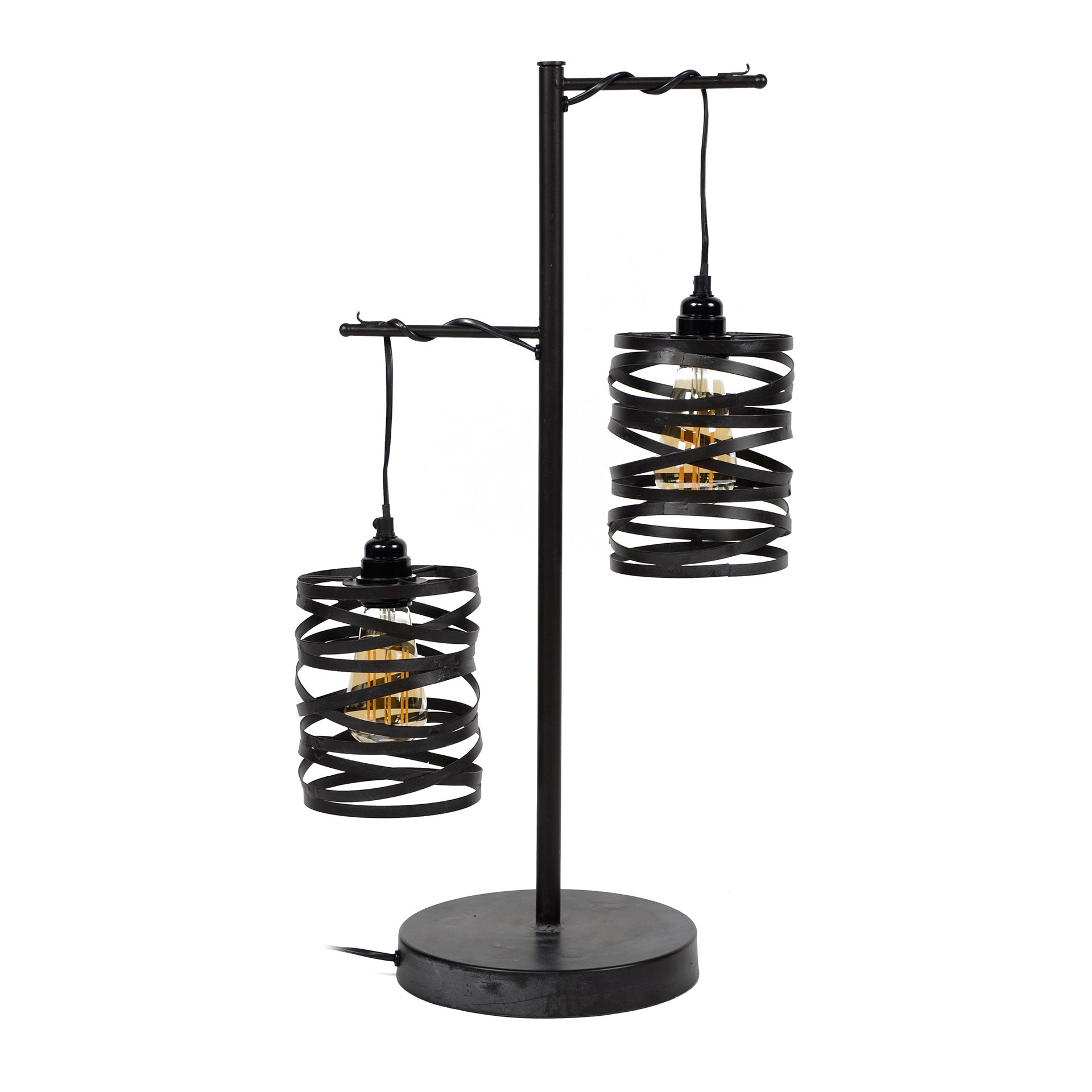 Tafellamp Spindle | 2-Lichts | Slate Grey