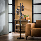Vloerlamp Spindle | 3-Lichts | Slate grey