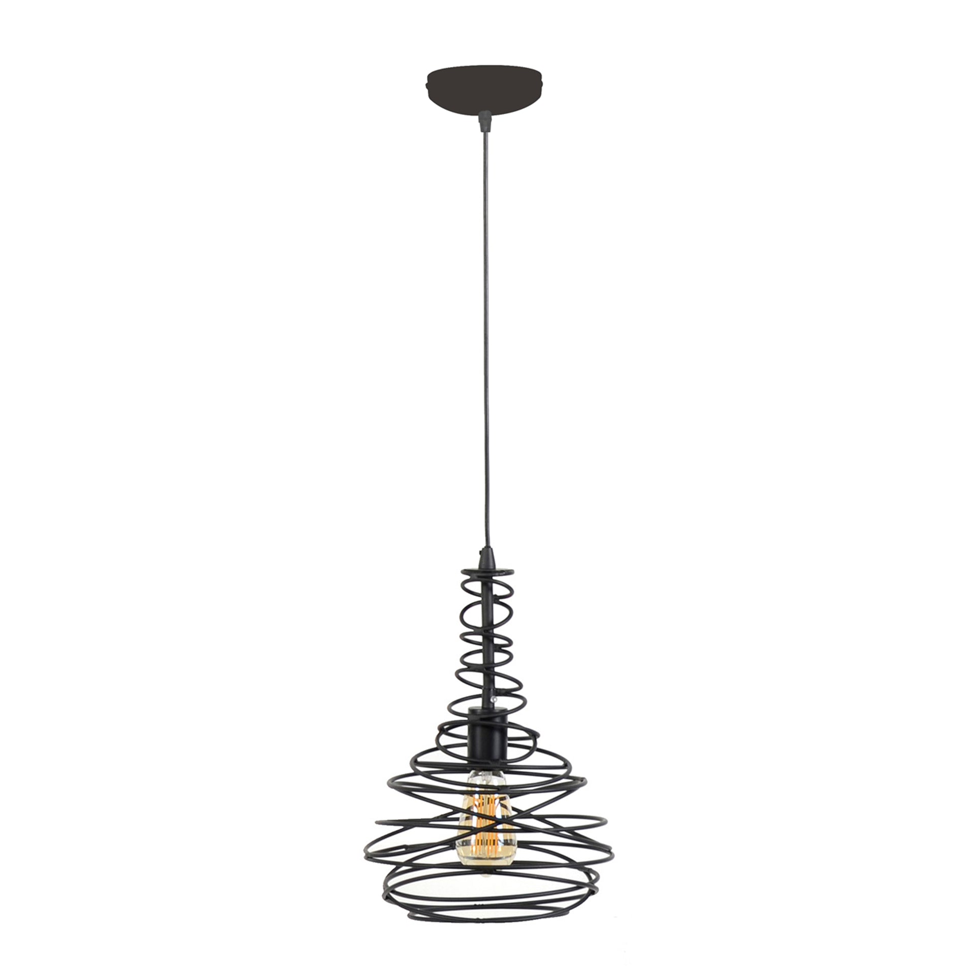 Hanglamp Spinn | 1-Lichts | Zwart