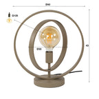 Tafellamp Turn Around | 1-Lichts | Beige