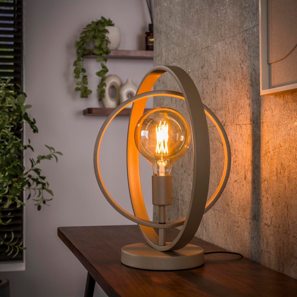 Tafellamp Turn Around | 1-Lichts | Beige