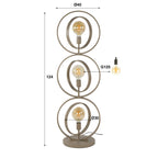 Vloerlamp Turn Around | 3-Lichts | Beige
