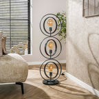 Vloerlamp Turn Around | 3-Lichts | Charcoal