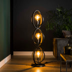 Vloerlamp Turn Around | 3-Lichts | Charcoal