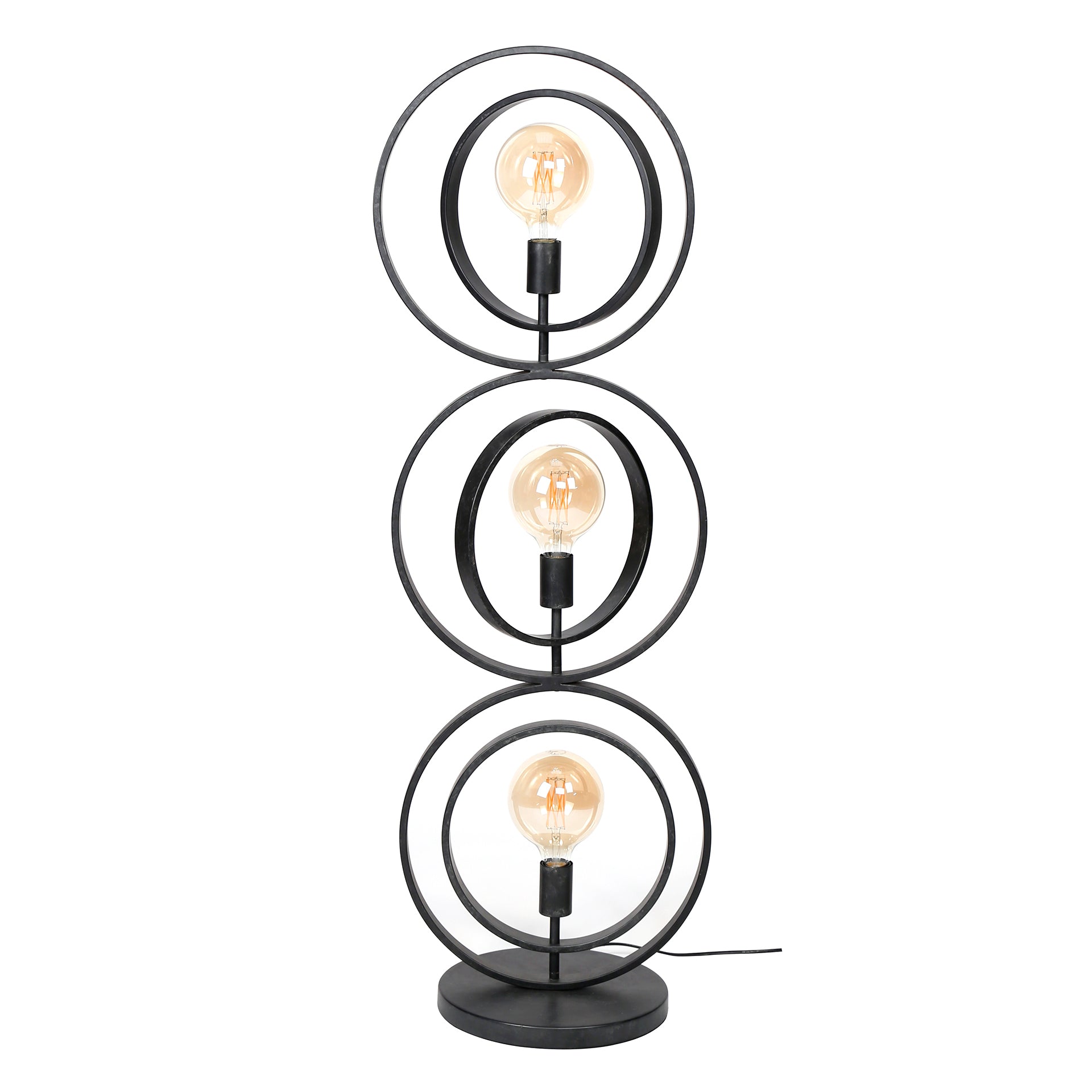 Vloerlamp Turn Around | 3-Lichts | Charcoal