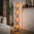 Vloerlamp Turn Around 4-lichts | Beige
