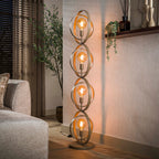 Vloerlamp Turn Around 4-lichts | Beige