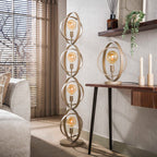 Vloerlamp Turn Around 4-lichts | Beige