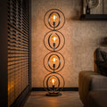 Vloerlamp Turn Around | 4-lichts | Charcoal