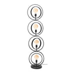 Vloerlamp Turn Around | 4-lichts | Charcoal