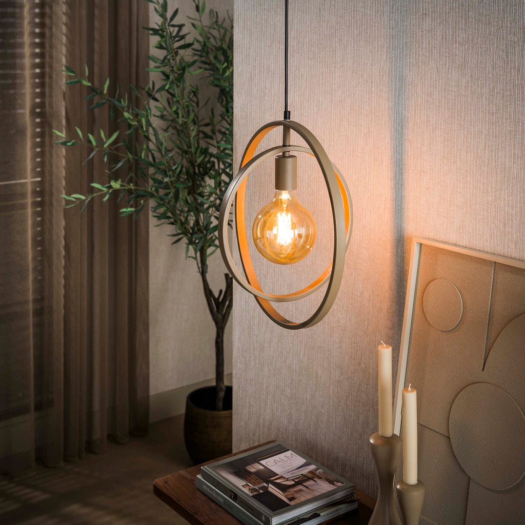 Hanglamp Turn Around | 1-Lichts | Beige