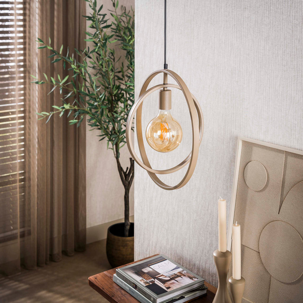 Hanglamp Turn Around | 1-Lichts | Beige