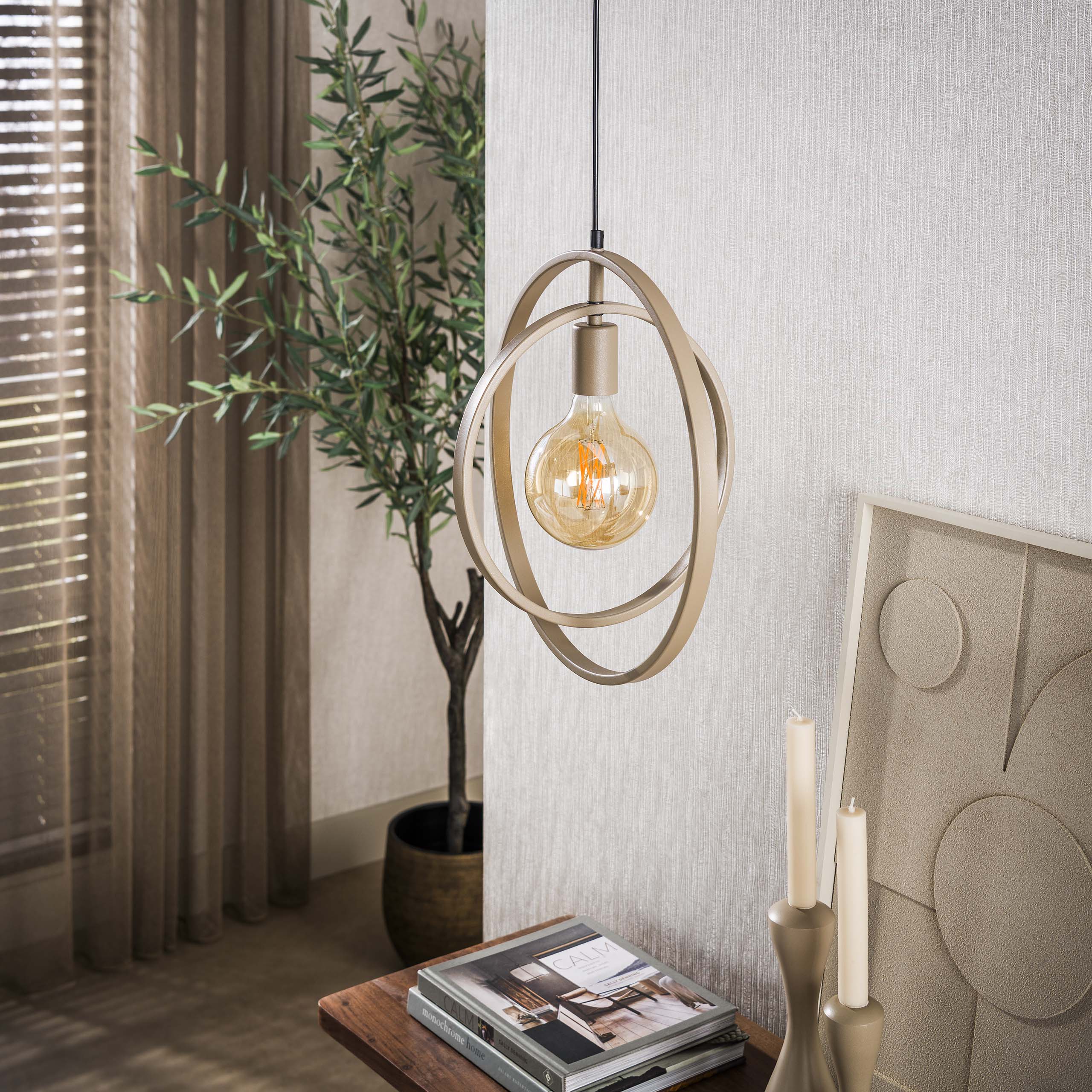 Hanglamp Turn Around | 1-Lichts | Beige