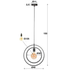 Hanglamp Turn Around | 1-Lichts | Charcoal