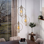 Hanglamp Turn Around | 3-Lichts | Getrapt | Beige