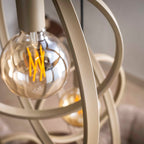 Hanglamp Turn Around | 3-Lichts | Getrapt | Beige