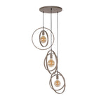 Hanglamp Turn Around | 3-Lichts | Getrapt | Beige