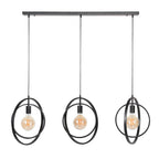 Hanglamp Turn Around | 3-Lichts | Charcoal