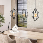 Hanglamp Turn Around | 3-Lichts | Charcoal