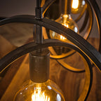 Hanglamp Turn Around | 3-Lichts | Charcoal