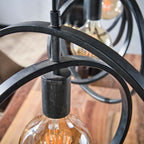 Hanglamp Turn Around | 3-Lichts | Charcoal