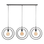 Hanglamp Turn Around | 3-Lichts | Charcoal