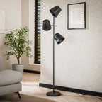 Vloerlamp Kinetic | 3-lichts | Charcoal
